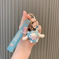 thumbnail image 1 of Sanrio-Llavero de dibujos animados de Hello Kitty, melodía, Kuromi, Cinnamoroll, Kawaii, figuras de Anime, muñecas, bolsas, llavero colgante YAOSANBAO BAO unisex, 1 of 2