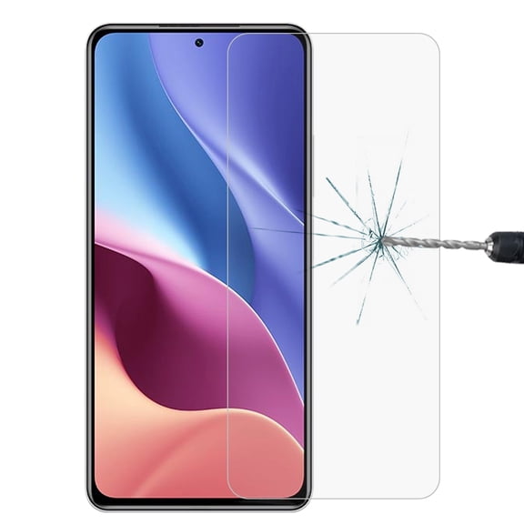 For Xiaomi Redmi K40 5G 0.26mm 9H Surface Hardness 2.5D Explosion-proof Tempered Glass Half Screen