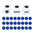 Left Right Center Dice Classic Games Plastic Left Right Center Dice ...