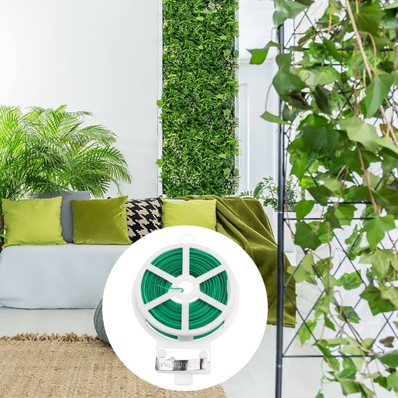 CTIRCHIU 1Pcs Garden Wire String Plastic for Tying Plants Green