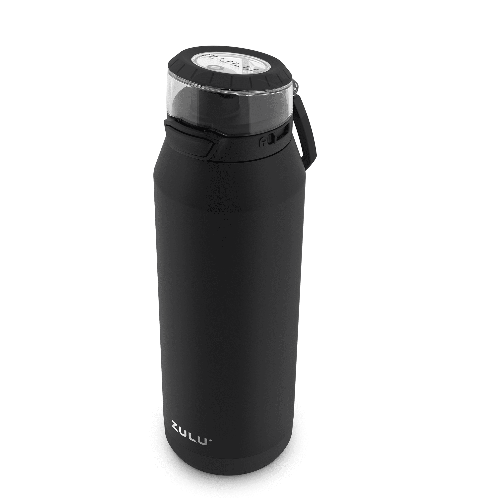 (2 pack) Zulu Swift 32oz Stainless Steel Water Bottle, Black