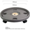 thumbnail image 2 of Huggegwe Support de Plante, Support de Plante Robuste avec Roues, Intérieur/extérieur jusqu'à 45 kg, Plateau Rond, Utilisé pour l'Ameublement de la Maison, Projets de Verdissement, Jardins de Balcon CJ25311-10605, 2 of 8