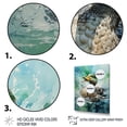 thumbnail image 3 of Designart "Springtime Splash Duck" Animals Framed Wall Art - Traditional Green Duck Entryway Framed Wall Art Print, 3 of 6