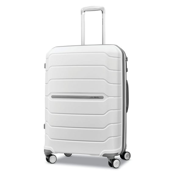 Maleta Samsonite Freeform Hardside de 24 pulgadas, color blanco