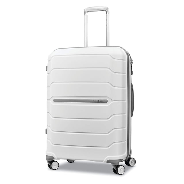 Maleta Samsonite Freeform Hardside de 24 pulgadas, color blanco