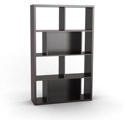 Atlantic Monaco 4-Shelf Book and Display Case, Espresso