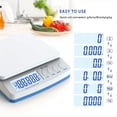 thumbnail image 2 of Báscula electrónica de cocina SF803, báscula para catering, báscula electrónica de 30 kg/1 g, báscula de mesa de precisión, báscula digital de cocina, color negro., 2 of 5