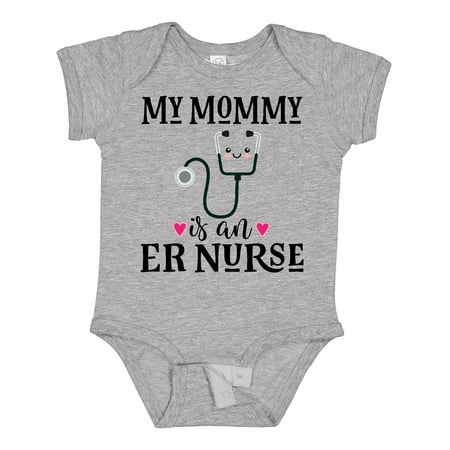 

Inktastic ER Nurse Mom Childs Gift Gift Baby Girl Bodysuit
