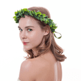 thumbnail image 4 of Green Leaf flower Crown Eucalyptus Floral Headband Wedding Festivals Photo Props-Green, 4 of 5