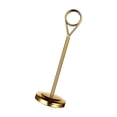 thumbnail image 2 of pitrice Numéro de Table en Acier Inoxydable Porte-Signe Support Photo pour Hôtel Doré 15cm, 2 of 9