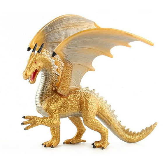 Home Decoration Kids Gift Large Fiery Dragons Lava Dragon Movable Figurine Dragon Doll Dinosaur Collection Model Simulated Dinosaur Model Dinosaur Toy Ice Dragons Figure Toy 151 YELLOWSTONE DRAGON