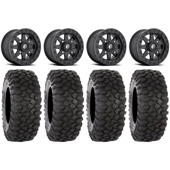 Fuel Maverick Bdlk Bk 15" Wheels 30" XC450 Tires Sportsman RZR Ranger