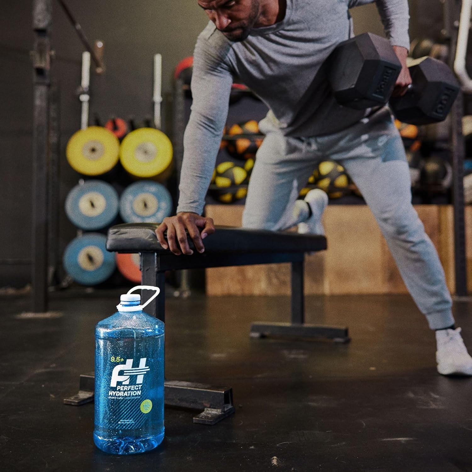 (6 pack) Perfect Hydration 9.5+ pH Alkaline Water, 1 Gallon Bottle