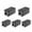 black, variant on YOPTOP Ethernet Connectors Rj45 Coupler Ethernet Cable Extender Female To Female Network Coupler Network Female Adapter(Pack Of 5),red