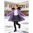 thumbnail image 4 of ZSHOW Kids' Recycled Coat Warm Winter Jacket Water Resistant Winter Snow Coat Light Purple 6/7, 4 of 10