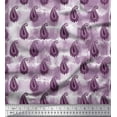 thumbnail image 1 of Soimoi Cotton Poplin Fabric Texture & Paisley Print Sewing Fabric Yard 56 Inch Wide, 1 of 1