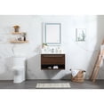 thumbnail image 5 of 30 inch single bathroom vanity in walnut with backsplash, 5 of 10