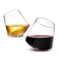 thumbnail image 3 of Sempli Cupa-Vino Clear Aerating Wine Glasses, Set of 2 in Gift Box, 3 of 6