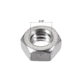 thumbnail image 2 of Unique Bargains 3/16'-24 Hex Nuts 304 Stainless Steel Fastener 20pcs for Screw Bolt, 2 of 3