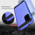 thumbnail image 2 of Samsung Galaxy A51 5G Case, 2-Piece Style Hybrid Shockproof Hard Case Cover Hybird Shockproof (Blue), 2 of 2
