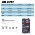thumbnail image 6 of Haiem Men's Fire Truck 1 Print Tank Tops Summer Sleeveless Cut Off Workout T-Shirts Fitness Vest Athletic Undershirts-Large, 6 of 8