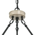 thumbnail image 4 of ACROMA Allegray 12-light Farmhouse Wagon Wheel Chandelier with Glass Shade Weathered Oak 12 Adjustable N/A N/A, 4 of 5