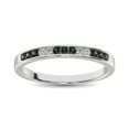 thumbnail image 2 of 14K White Gold 1/6 Ctw Black & White Diamond Machine Band, 2 of 4
