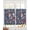 Blue, variant on Navy Blue Flowers Sheer Curtains 39 Inch Length 2 Panels Set for Living Room/Bedroom, Spring Vintage Floral Leaves Farmhouse Kitchen Curtains Grommet Semi-Sheer Curtains Window Treatments 27.5"x39"x2