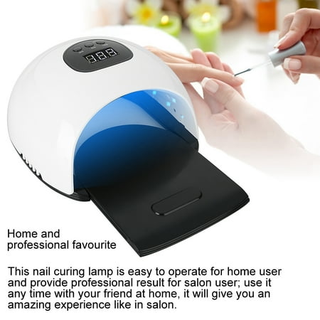 Uv Light Nail Dryer Ejoyous 48w Manicure Curing Lamp Double Light Source LED UV Nail Dryer Gel Polish Lamp Salon Curing Manicure Machine ()