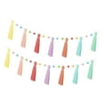 thumbnail image 3 of Guirnalda de Borlas Bohemia con Bolas de Colores para Colgar en La Pared, Decoración Del Hogar para El Día Del Niño, Bodas Y Cumpleaños. Estilo A, 3 of 8
