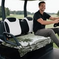 thumbnail image 5 of Uourmeti Palm Island Scene Golf Cart Seat Easy to Install, Universal Golf Cart Seat Covers Fit for EZGO, 5 of 8