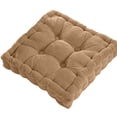 thumbnail image 2 of office Chair Pad, Chair Seat Cushion, Seat Cushion for Chair, Cushion for office Chair, Meditation Cushion, Yoga Mat Thick 3 inch, 16X16 in, Square, Taupe, 1 Pc, desk Seating,, 2 of 7