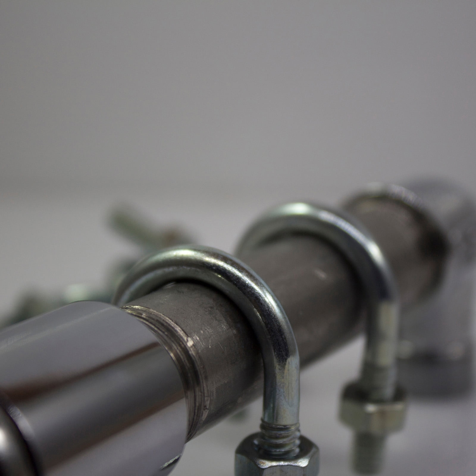 Square U-Bolts, 6Sets 102mm Inner Width 178mm Length 3/8" with Nuts and Plates