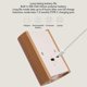 thumbnail image 4 of 2 Pack Smart Hallway Night Lights with Wooden Motion Sensor, USB Rechargeable, Magnetic, LED, 4 of 4