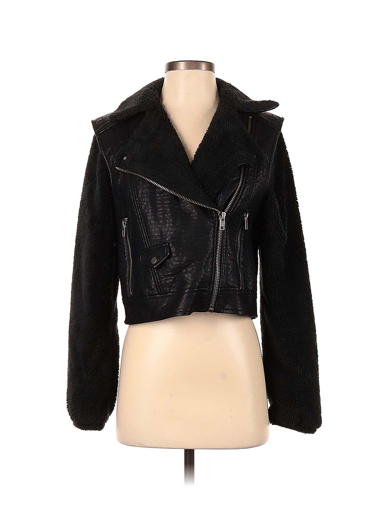 Faux Leather Jacket - Walmart 
