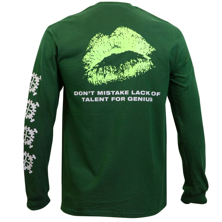 Type O Negative Men's Crude Gears Long Sleeve T-Shirt Green 2XL 