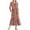 Colorful Leave, variant on SIEANE Women's Summer Dress Casual Sleeveless Crew Neck Dress Tiered Maxi Beach Dress with Pockets