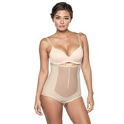 Bellefit Sexy Postpartum Support Recovery Compression Corset Girdle, Front Zipper Abdominal Underbust