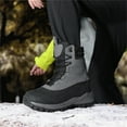 thumbnail image 4 of YOURDIARY Men's Insulated Waterproof Hiking Winter Snow Boots, 4 of 9