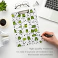 thumbnail image 5 of Coolnut Cute Frog Clipboard, Acrylic Standard A4 Letter Size Clip Board with Low Profile Clip for Office, Classroom, Doctor, Nurse and Teacher, 12.5"x9", 5 of 7
