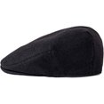 thumbnail image 2 of HAHDAXIA Men's Wool Tweed Newsboy Ivy Cap Gatsby Golf Flat Hat, 2 of 7