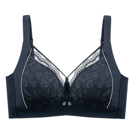 Quealent Nursing Bra for Breastfeeding Comfortable Maternity Bras for Womens  Seamless Wireless Bras Women Sleep Bralette (Black 40)
