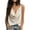Khaki, variant on Womens Tank Tops 2026 Summer New Deep V Neck Sleeveless Tank Tops for Women Metallic Hardware Decor Slim Fit Cami Blouse Casual Going Out Y2K Vest Women Tops Trendy Size L White