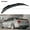 Carbon Fiber Color, variant on Rear Spoiler Compatible with 2006-2011 BMW E90 3 Series & 2008-2012 E90 M3 Sedan, High Kick PSM Style, Exterior Duckbill Spoiler Trunk Tail Deck Lid Wing Lip (Glossy Black)