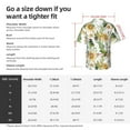 thumbnail image 5 of Disketp Hawaiian Shirts For Men,Watercolor Bright Sunflowers Print Mens Casual Short Sleeve Button Down Shirts Beach Shirt, 5 of 7