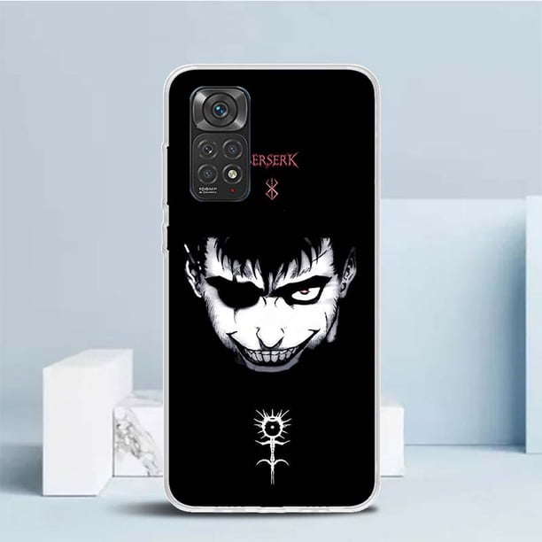 Funda suave de Anime Berserk Guts para Xiaomi Redmi Note 12, 11S, 11T, 11E, 10S, 10 Pro, funda de teléfono con estampado 11, 9S, 9T, 8, 8T, 7, 6, 5 Plus Fivean unisex