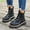 Black, variant on KEVCHE Women's Slip on Ankle Boots, Fall Winter Chelsea Platform Short Boots with Breathable Lining and Cushion Sole, Comfortable Boots for Daily Leisure Wear