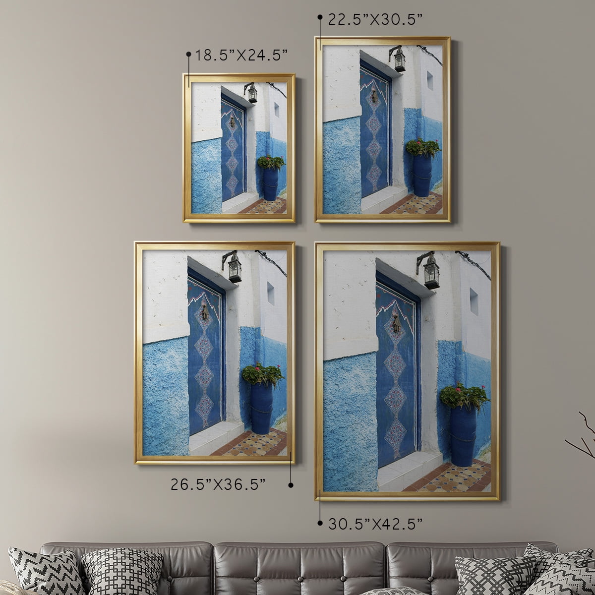 Morocco Door Premium Classic Framed Print - Ready to Hang