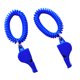 thumbnail image 1 of Silbato de Seguridad de Emergencia con Bobina de Muñeca, Paquete de 2 para Azul Sharpla Silbato de emergencia, 1 of 6