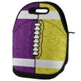thumbnail image 1 of Fantasy Football Team Purple and Yellow Lunch Tote Bag, 1 of 2